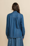 A&S103 - DENIM BLOUSE W/TIE
