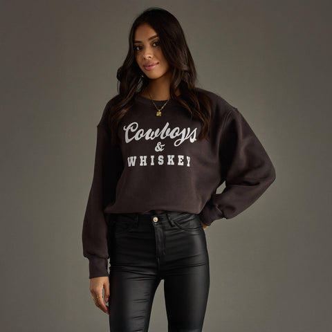 PAN101 - Cowboys & Whiskey Sweatshirt