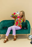 SG115 - Fiesta Fusion Colorful Aztec Cardigan