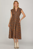 SS137 - MOCHA DROP SHOULDER DRESS