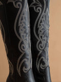 ASTRID- Black Cowboy Boots