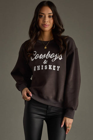 PAN101 - Cowboys & Whiskey Sweatshirt