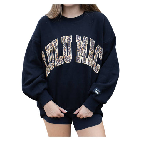 GGO142 - BLACK Lulu Mac Sweatshirt