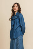 A&S103 - DENIM BLOUSE W/TIE