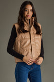 PAN103 - Tan Leather Vest