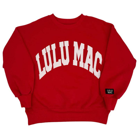 GGO168 - RED/WHITE Sweatshirt