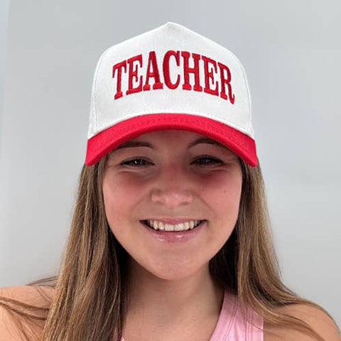 GGO144 - TEACHER CAP RED