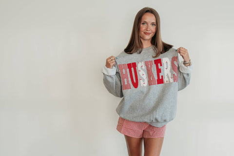 HFL107 - HUSKERS PATCHWORK CREW