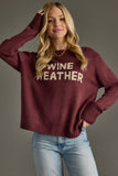 PAN104 - Wine Weather Sweater