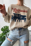 ALP101 - NEBRASKA CATTLE SWEATSHIRT -