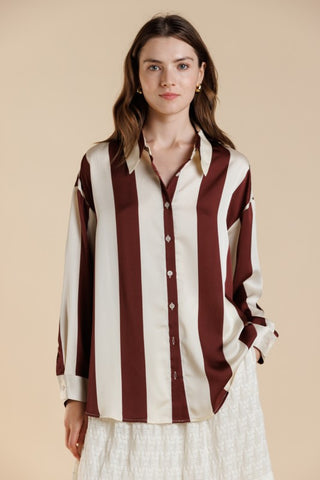 A&S102 - STRIPED BUTTON DOWN SHIRT -