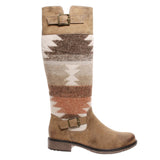 BARCELONA30 - TALL BOOT W/AZTEC PRINT