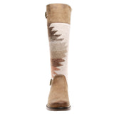 BARCELONA30 - TALL BOOT W/AZTEC PRINT