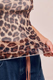 BIB107 - LEOPARD MESH SHORT SLEEVE