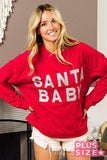 BIB113 - SANTA BABY SPARKLE PULLOVER