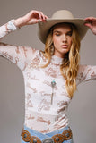 BLB123 - HOWDY MESH TOP -