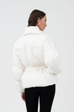 BLU118 - IVORY PUFF JACKET