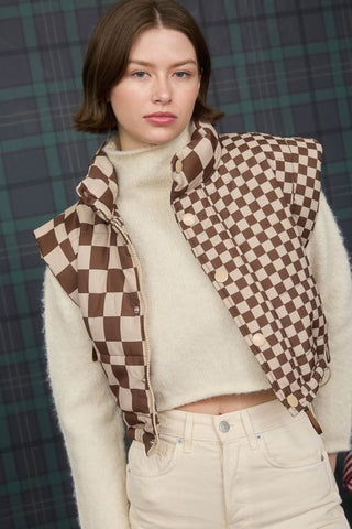 BLU123 - CHECKERED VEST