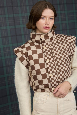 BLU123 - CHECKERED VEST