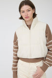 BLU126 - CROPPED PUFFER VEST