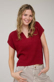 BLU138 - RED SWEATER VESTS -