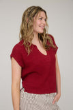 BLU138 - RED SWEATER VESTS -