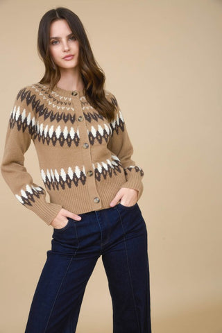 BLU143 - FAIR ISLE SWEATER -