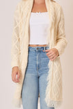 COZ103 - FRINGE CARDIGAN