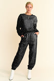 DAV103 - 2PC RHINESTONNE JOGGER SET