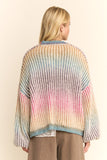 DAV127 - MULTI STRIPE CARDIGAN