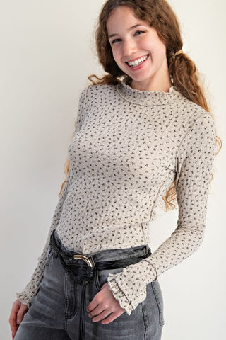 EAS103 - FLORAL PRINT THERMAL TOP