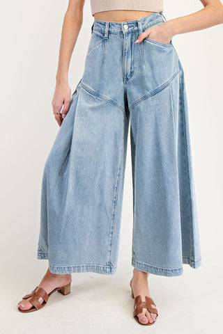 EES104 -WIDELEG DENIM PANT