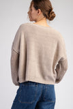 EES114 - CURVY L/S SWEATER -