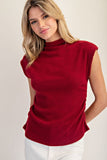 EES119 - WINE SLEEVELESS TOP -