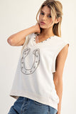 EES127 - HORSESHOE SWEATER VEST -