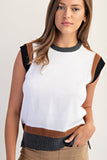 EES136 - COLOR BLOCK SWEATER -