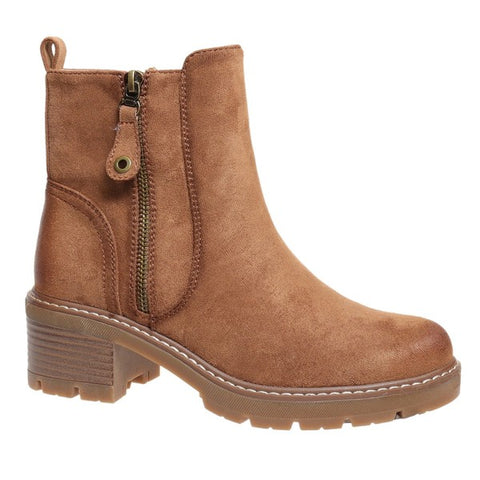EVERLEE-1 - NEW TAN BOOTIE