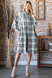 FIR102 - LONG PLAID SHACKET