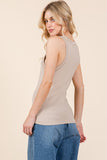 GEE117 - TAUPE SCOOP TANK -