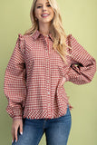 GIG109 - PLAID BUTTON DOWN -