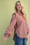GIG109 - PLAID BUTTON DOWN -