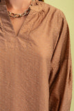 GIG111 - MOCHA BLOUSE