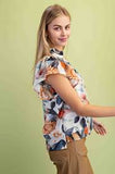 GIG113 - MIX FLORAL BLOUSE