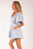 HAY102 - LT BLUE ROMPER -