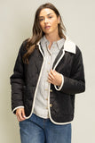 HAY104 - QUILTED BLK JACKET