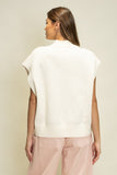 HAY110 - CREAM TURTLE NECK SWEATER