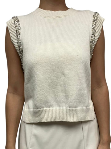 HAY111 - SLEEVELESS TOP W/ SPARKLE