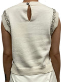 HAY111 - SLEEVELESS TOP W/ SPARKLE