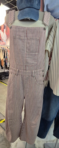 EES134 - STRIPED BIB OVERALLS
