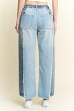 JBJ101 - CURVY SPLIT DENIM JEAN